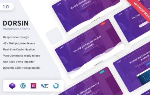 Dorsin - WordPress Landing Page Theme