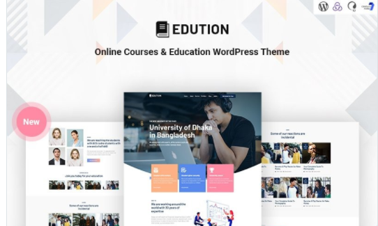 Edution - Online Courses & Education Responsive WordPress Theme