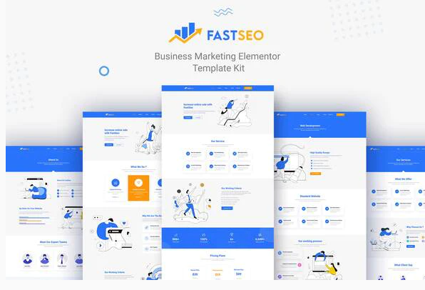 FastSEO - Business Marketing Elementor Template Kit