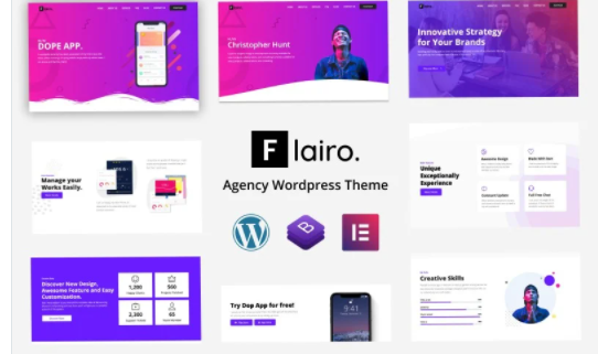 Flairo - Responsive Agency WordPress Theme