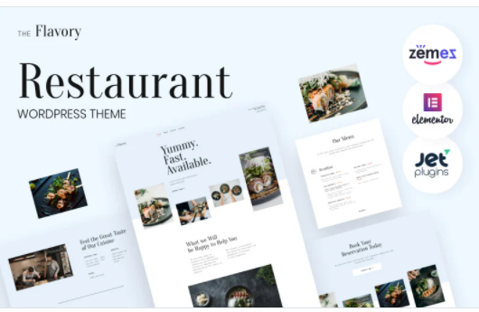 Flavory - Restaurant and Cafe WordPress Theme