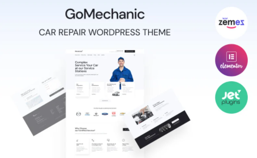 GoMechanic - Car Services and Workshop WordPress theme