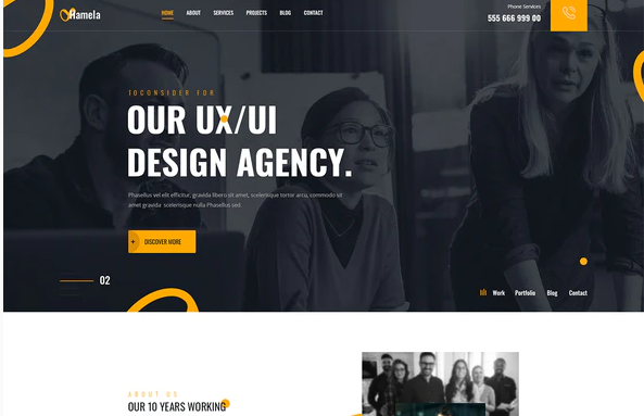 Hamela – Digital Agency Services Elementor Template Kit — WordPress Product by ThemeForest