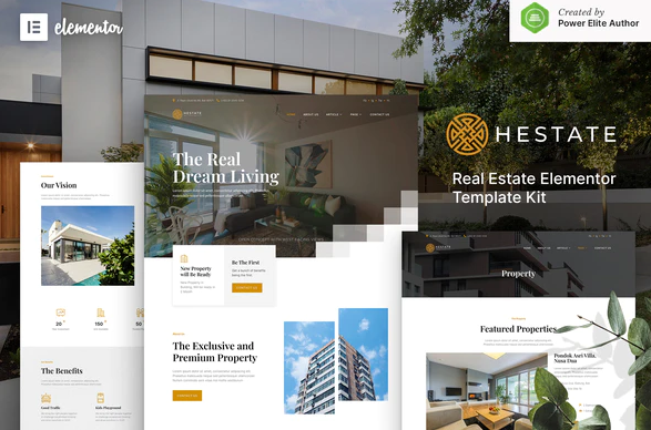 Hestate – Real Estate Elementor Template Kit