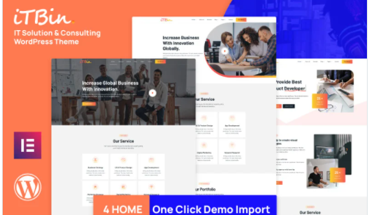 ITBIN - IT Solution and Business Service WordPress Theme