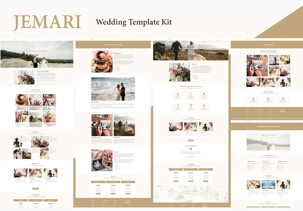 Jemari - Wedding Elementor Template Kit