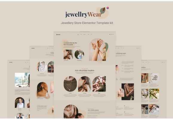 Product Image - JewellryWear – Jewellery Store Elementor Template kit