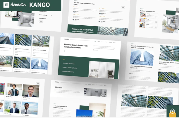 Kango - Architecture Elementor Template Kits
