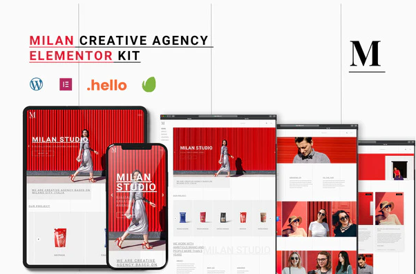 Milan - Creative Agency Elementor Template Kit