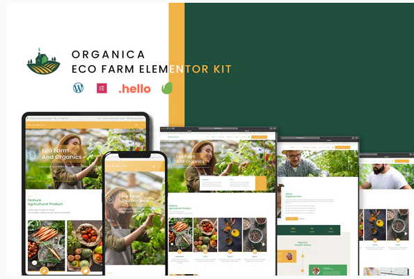 Product Image - Organica – Eco Farm Elementor Template Kit Product Image - Organica – Eco Farm Elementor Template Kit