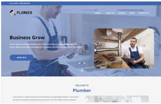 Product Image - Plumber WordPress Theme