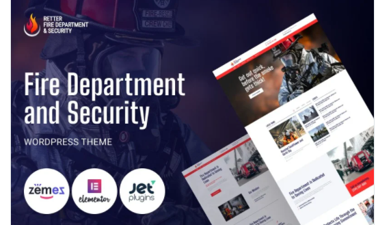 Product Image - Retter – Fire Department and Security WordPress Theme
