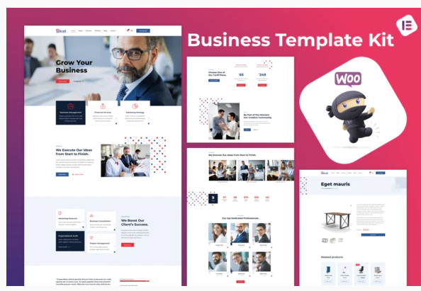 Skat — Corporate & Business Elementor Template Kit — WordPress Product by ThemeForest