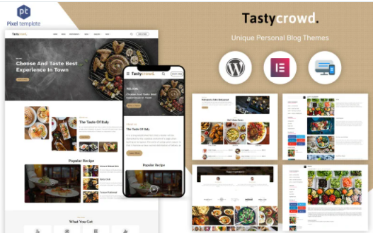 Product Image - Tastycrowd – Cafe & Restaurant WordPress Elementor