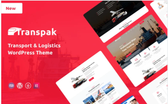 Transpak - Transport & Logistics WordPress Theme