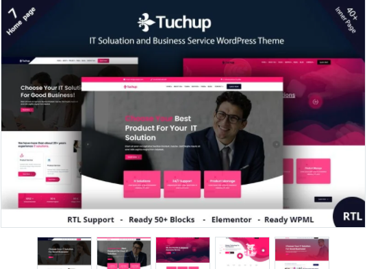 Tuchup - It Solution Service and Business WordPress Theme