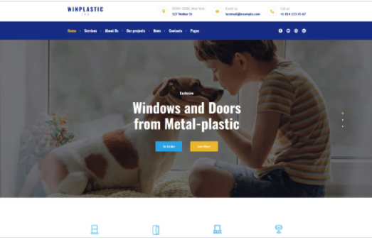 Winplastic - Plastic Windows Installation & Replacement WordPress Theme