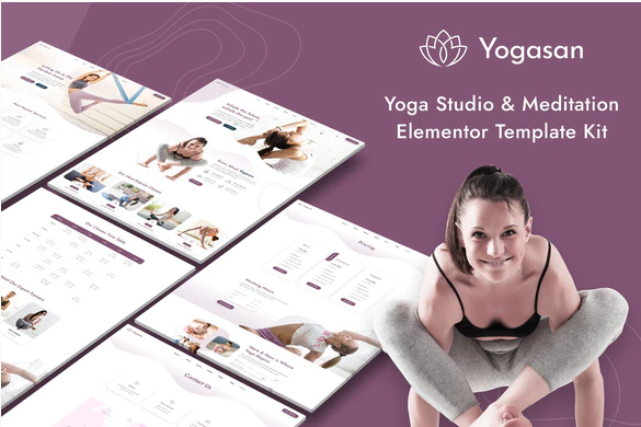 Product Image - Yogasan – Yoga Studio & Meditation Elementor Template Kit Product Image - Yogasan – Yoga Studio & Meditation Elementor Template Kit