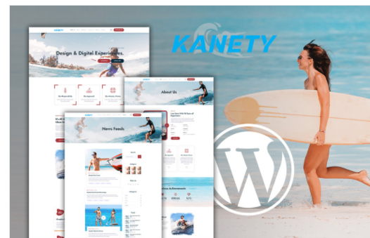 kenety Extreme Water Sports WordPress Theme