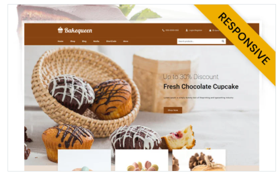 Bakequeen - Bakery Store WooCommerce Theme