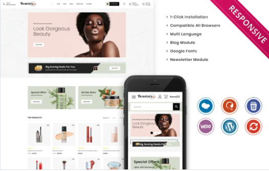 Beautary - The Ladies Cosmetic Store WooCommerce Theme