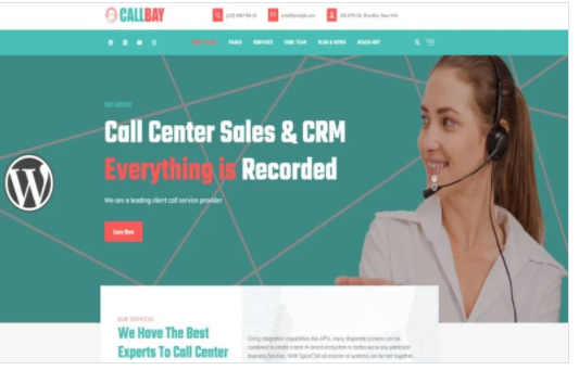 Callbay - Call Center WordPress Theme