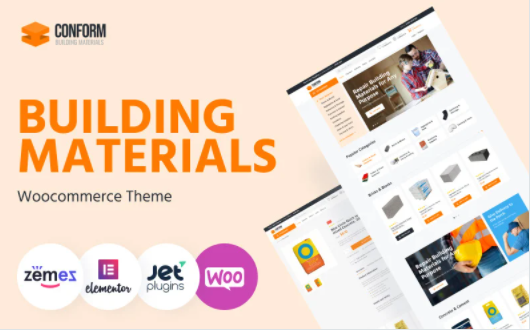 Conform - Building Materials Website Templates WooCommerce Theme