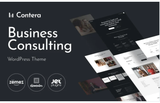Contera - Advisor Consulting Business Finance WordPress Theme
