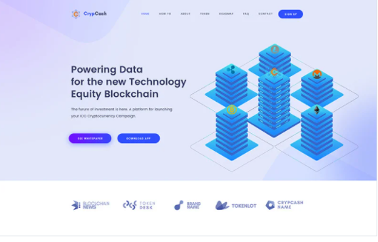 Crypcash - ICO, Bitcoin and Cryptocurrency WordPress Theme