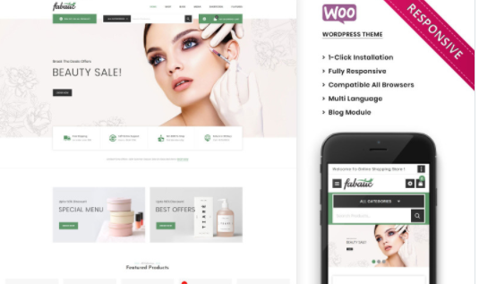 Fabatic - The Premium Cosmetic Store WooCommerce Theme