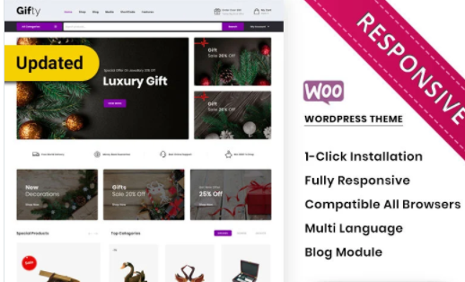 Gifty - The Gift Store Responsive WooCommerce Theme