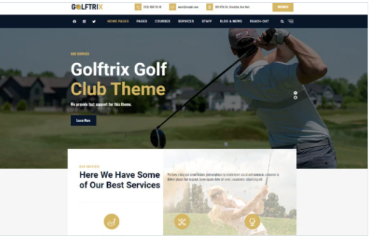Golftrix | Golf Club WordPress Theme