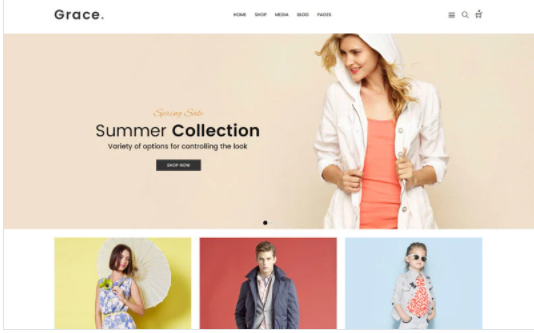Grace - Minimal Fashion Store WooCommerce Theme