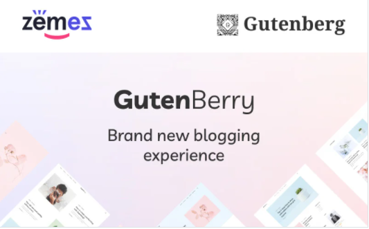 Gutenberry - Gutenberg-based Clean Blog WordPress Theme