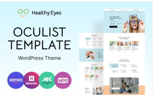 HealthEyes - Optician WooCommerce Theme