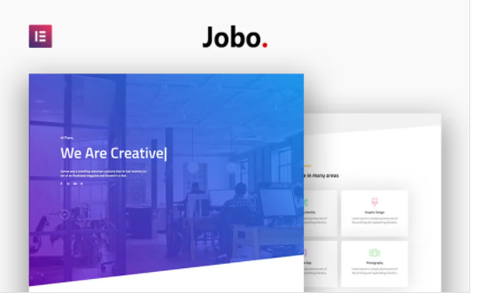 Jobo - Creative Portfolio Modern WordPress Elementor Theme