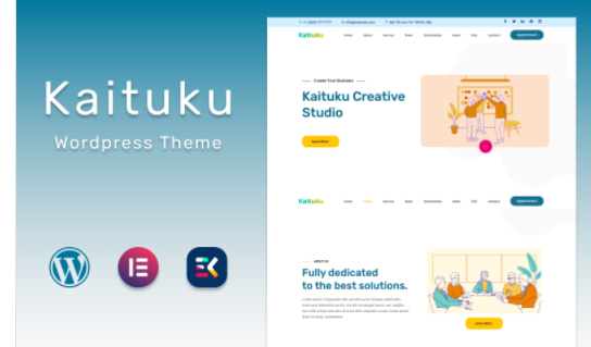 Kaituku | Fast Startup Studio Landing page WordPress Theme