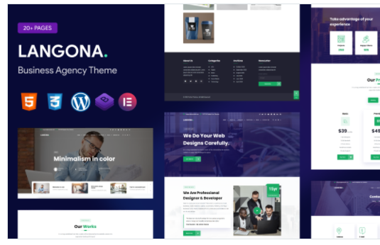 Langona – Business Agency WordPress Theme