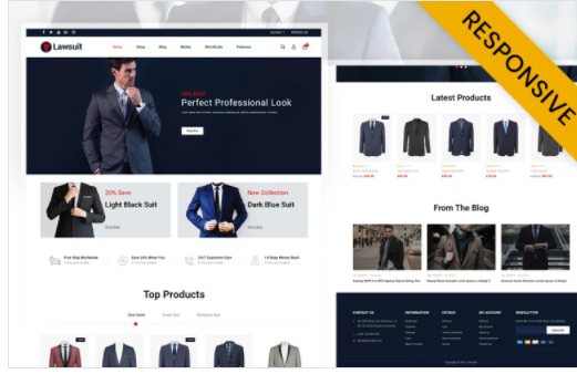 Lawsuits - Suits & Blazers Store WooCommerce Theme