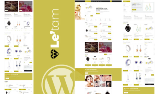 Le'tam | Jewelry Shop WordPress Theme