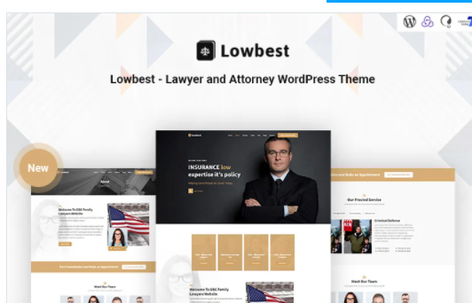 Lowbest - Lawyer and Attorney Responsive WordPress Theme