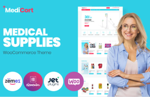 MediCort - Medical ECommerce Classic Elementor WooCommerce Theme