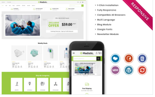 Medistic - The Premium Medical Store WooCommerce Theme