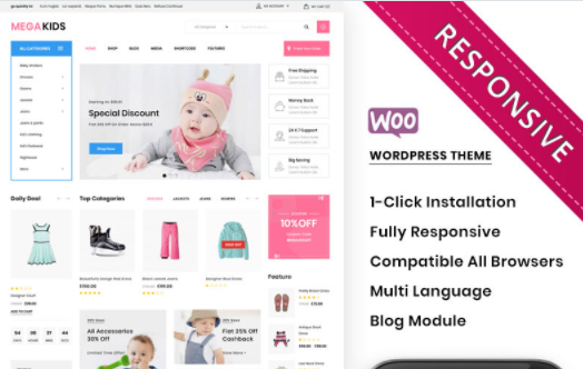 Megakids - The Mega Toy Store WooCommerce Theme