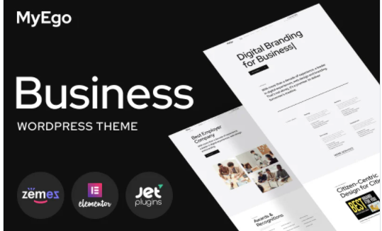 MyEgo - Business Website WordPress Theme