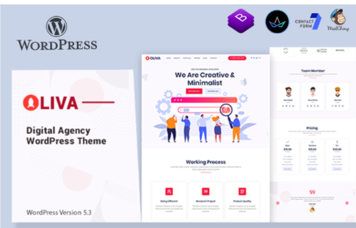 Oliva - Digital Agency Business WordPress Theme