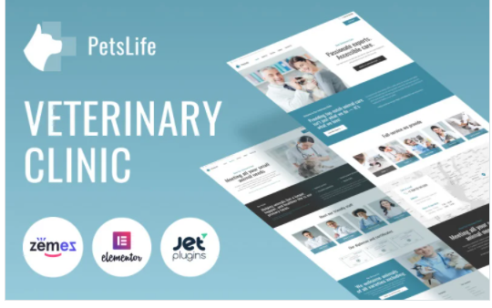 PetsLife - Responsive Veterinarian WordPress Theme