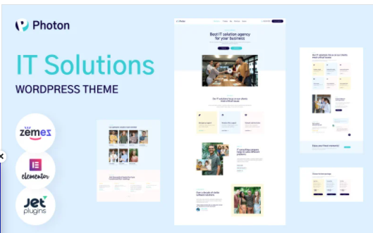 Photon - IT Solutions WordPress Theme