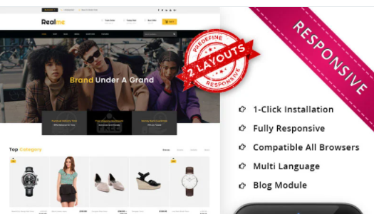 Realme Multipurpose - Responsive WooCommerce Theme