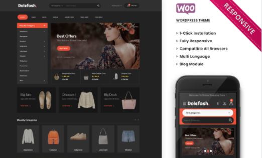 Rolefash - The Ultimate Fashion Store WooCommerce Theme